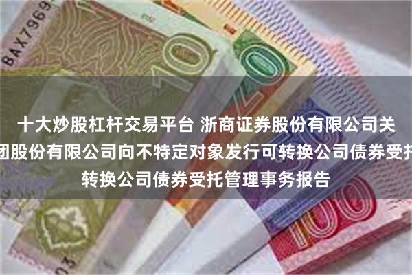 十大炒股杠杆交易平台 浙商证券股份有限公司关于神通科技集团股份有限公司向不特定对象发行可转换公司债券受托管理事务报告