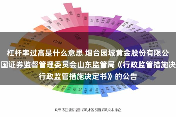 杠杆率过高是什么意思 烟台园城黄金股份有限公司关于收到中国证券监督管理委员会山东监管局《行政监管措施决定书》的公告