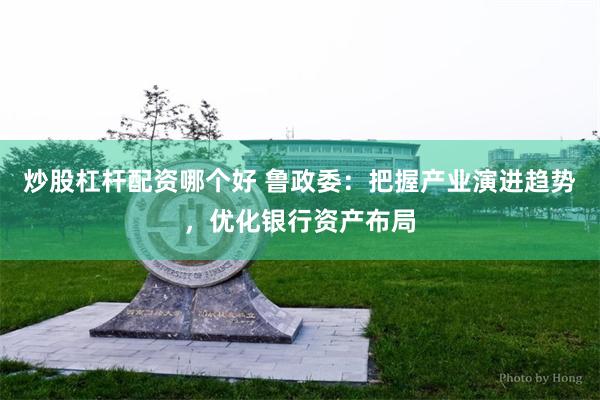 炒股杠杆配资哪个好 鲁政委：把握产业演进趋势，优化银行资产布局