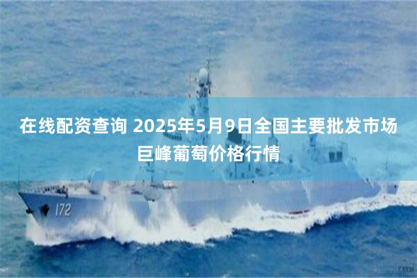 在线配资查询 2025年5月9日全国主要批发市场巨峰葡萄价格行情