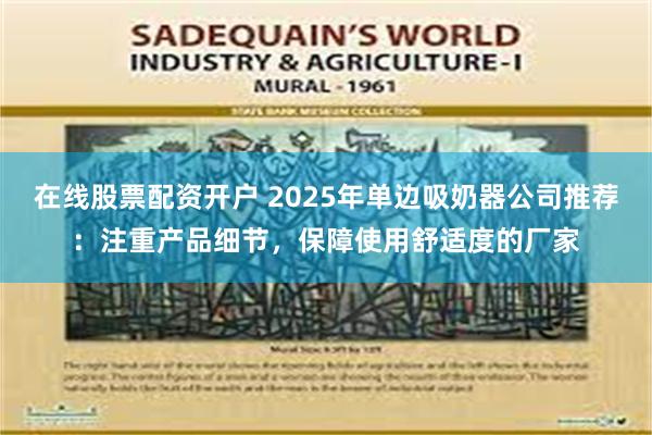 在线股票配资开户 2025年单边吸奶器公司推荐：注重产品细节，保障使用舒适度的厂家